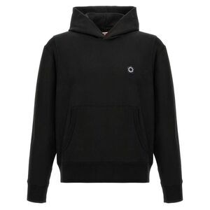 KENZO Cotton Logo Hoodie Men BLACK Sweaters & Cardigans